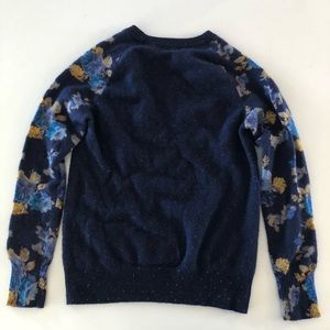 Equipment Cashmere Printed Floral Sweater XS US2